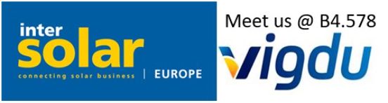 Meet Vigdu at Intersolar Europe exhibition on June 14–16, 2023