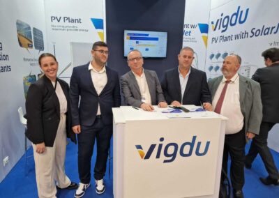 Vigdu's SolarJet® Multi-String Level Optimizer, presented at Intersolar 2023,