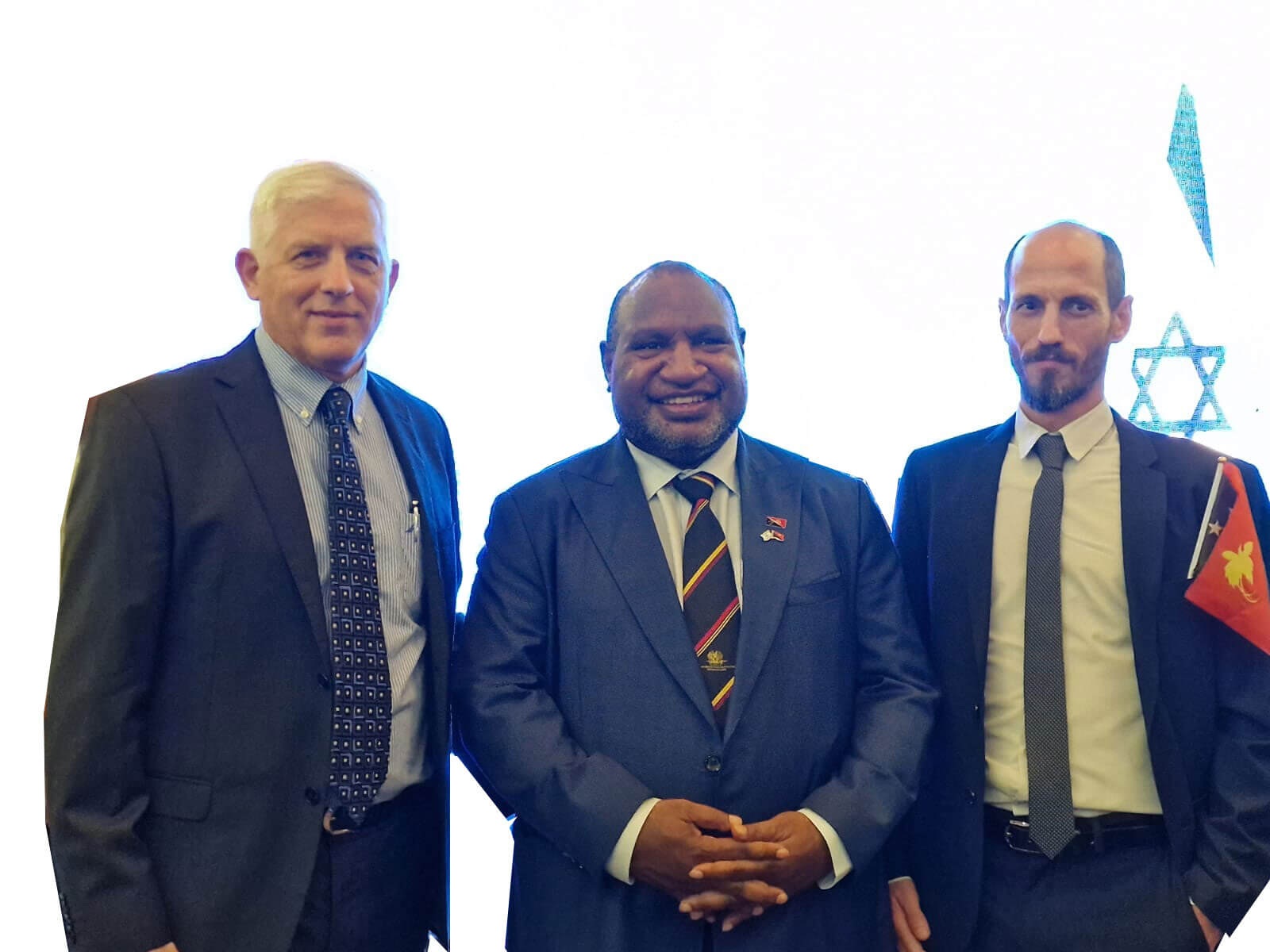 PNG Embassy Amboya Xorcom Xorcom attends Papua New Guinea embassy inauguration in Jerusalem